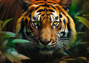 Trefl Puzzle-Puzzle 1000 Teile: Wilder Tiger
