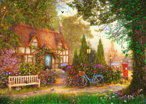 Haus mit Strohdach