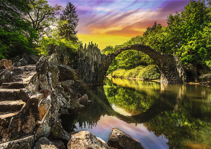 Trefl Puzzle-Puzzle 1000 Teile: Rakotzbrücke in Kromlau, Deutschland