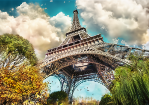 Trefl Puzzle-Puzzle 1000 Teile: Eiffelturm Paris, Frankreich