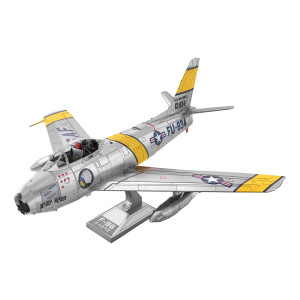 Metal Earth-Puzzle 50 Teile: Metal Earth|Düsenjet F-86 Sabre - 3D Metall Puzzle