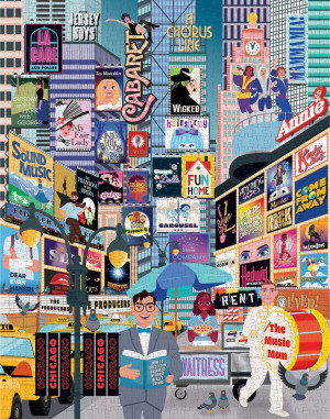 Ridleys Games-Puzzle 1000 Teile: Bucket List - Die 50 besten Musicals