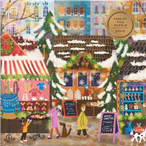 Fröhlicher Weihnachtsmarkt