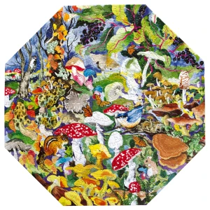 eeBoo-Puzzle 500 Teile: Giftige Pilzarten