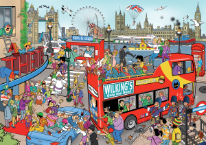 Goliath-Puzzle 1000 Teile: That ́s Life: London