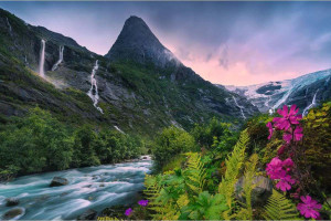 Ravensburger-Puzzle 4000 Teile: Atemberaubende Bergstimmung
