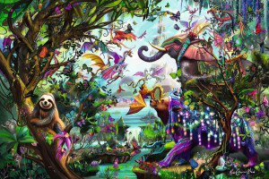 Ravensburger-Puzzle 4000 Teile: Die Drachen der Tropen