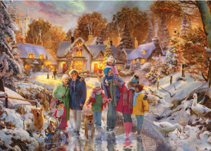 Gibsons-Puzzle 500 Teile: Spaziergang am zweiten Weihnachtsfeiertag