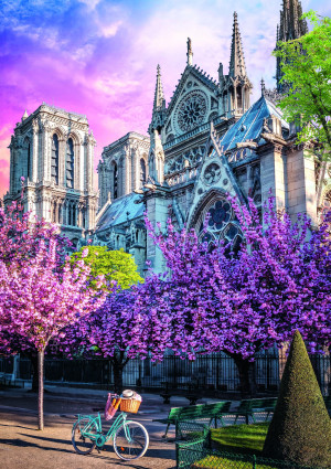 Trefl Puzzle-Puzzle 1000 Teile: Notre Dame - Wunderschöne Kathedrale von Paris