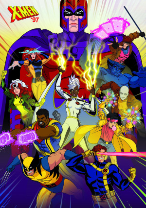 Trefl Puzzle-Puzzle 1000 Teile: Retro Poster - Marvel X-Men 97