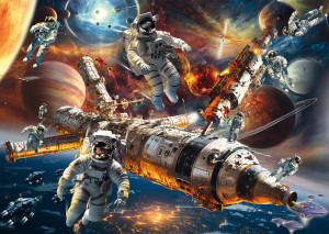 Schmidt-Spiele-Puzzle 1000 Teile: Magische Sternenwelten - Schwerelos im All