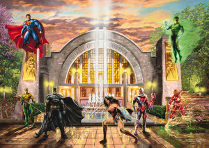 Schmidt-Spiele-Puzzle 1000 Teile: DC Universum - Liga der Gerechtigkeit
