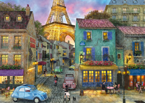 Schmidt-Spiele-Puzzle 1000 Teile: In den Straßen von Paris