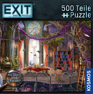 Kosmos-Puzzle 500 Teile: Exit Puzzle - Die Bibliothek der Träume