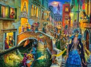Castorland-Puzzle 3000 Teile: Abends beim Karneval in Venedig