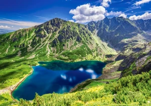 Castorland-Puzzle 500 Teile: Schwarzer Gletschersee in der Hohen Tatra, Polen