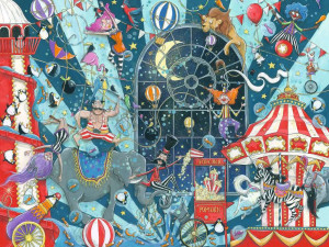 Ravensburger-Puzzle 1500 Teile: Willkommen beim Zirkus