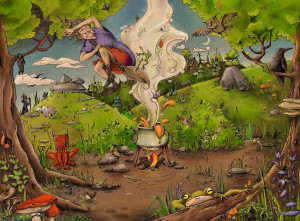 Ravensburger-Puzzle 500 Teile: Bei der Waldhexe