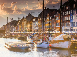 Ravensburger-Puzzle 500 Teile: Sonnenuntergang in Kopenhagen