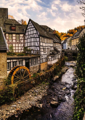 Ravensburger-Puzzle 1000 Teile: Monschau in der Eifel