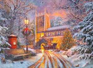 Ravensburger-Puzzle 500 Teile: Funkelnde Weihnachten