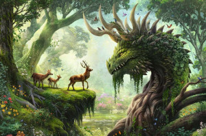Ravensburger-Puzzle 3000 Teile: Der Walddrache erwacht