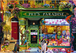 Trefl Puzzle-Puzzle 1000 Teile: Nostalgisches Zoogeschäft