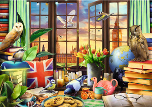 Trefl Puzzle-Puzzle 1000 Teile: Urlaub in London