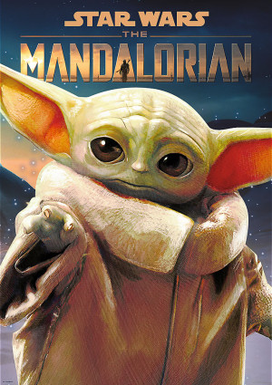 Trefl Puzzle-Puzzle 1000 Teile: Baby Yoda aus Star Wars Der Mandalorianer