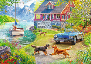 Trefl Puzzle-Puzzle 500 Teile: Auszeit im Sommer