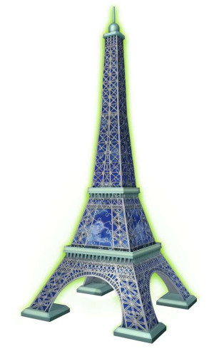 Ravensburger-Puzzle 216 Teile: Der Eiffelturm - Glow in the Dark Edition