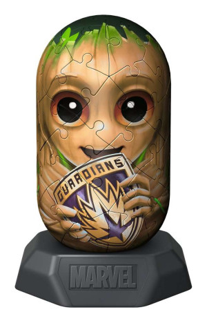 Ravensburger-Puzzle 54 Teile: Marvel Hylkies|Groot - 3D Puzzle