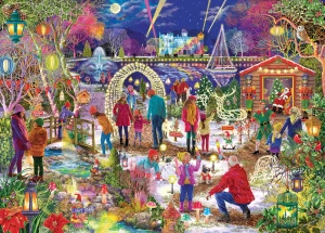 Gibsons-Puzzle 1000 Teile: Verzauberte Weihnachten (Limited Edition)