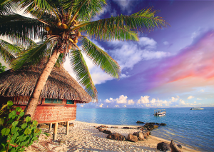 Trefl Puzzle-Puzzle 500 Teile: Insel Bora Bora