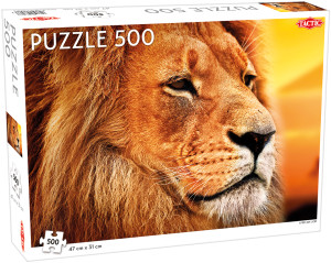 Tactic-Puzzle 500 Teile: Löwenporträt