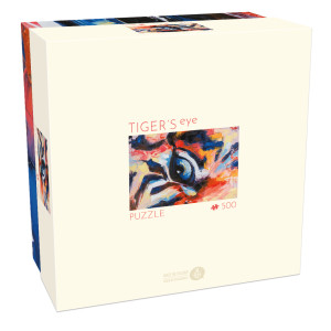 Tactic-Puzzle 500 Teile: Im Auge des Tigers