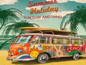 Ricordi Arte-Puzzle 1500 Teile: Sonne, Strand und Surfen