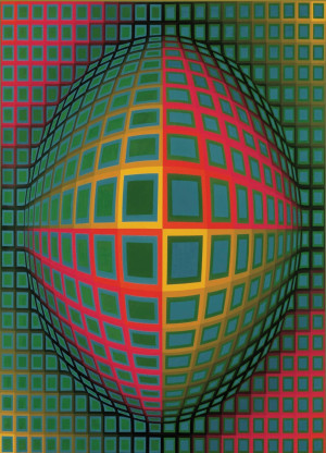Ricordi Arte-Puzzle 1000 Teile: Vega-Nor, Vasarely