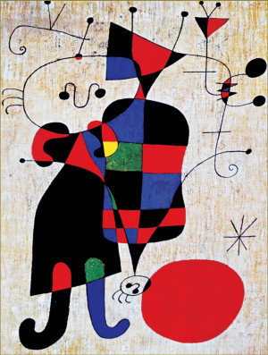 Ricordi Arte-Puzzle 1500 Teile: Upside-Down Figures, Miró