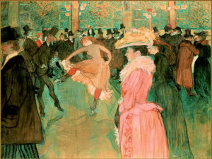 Ricordi Arte-Puzzle 1500 Teile: Das Promenoir des Moulin Rouge, Lautrec