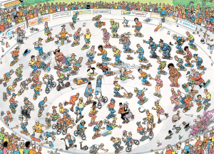 Jumbo-Puzzle 1000 Teile: Jan van Haasteren|Skatebowl (1000 Teile)