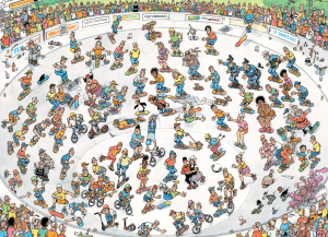 Jumbo-Puzzle 2000 Teile: Jan van Haasteren|Skatebowl (2000 Teile)