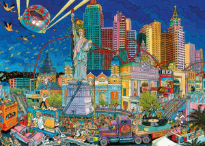 Ravensburger-Puzzle 1000 Teile: Las Vegas, Fleroux