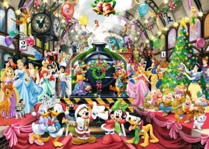 Ravensburger-Puzzle 1000 Teile: Disney Der Weihnachtszug