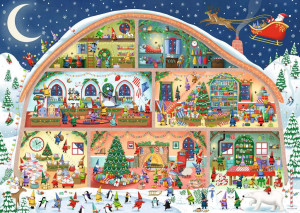 Ravensburger-Puzzle 1000 Teile: Die Weihnachtswerkstatt