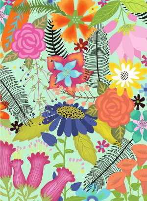 Ravensburger-Puzzle 500 Teile: Flowerjungle