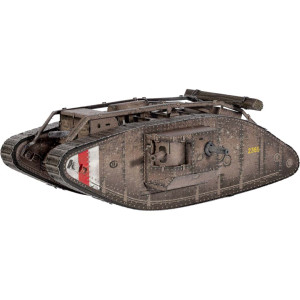 Metal Earth-Puzzle 79 Teile: Metal Earth|Britischer Mark IV-Panzer - 3D Metall Puzzle