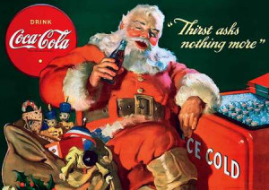 Coca-Cola - Geschenke vom Weihnachtsmann