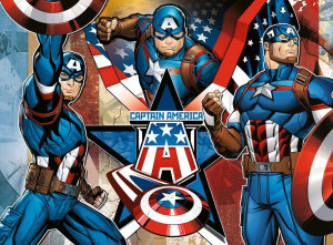 Ravensburger-Puzzle 100 Teile: Marvel Avengers|Captain America: Der erste Avenger