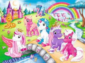 Ravensburger-Puzzle 150 Teile: Lissy Pony Unicorns|Die zauberhafte Welt